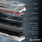 Клавіатура бездротова GamePro Asgard Drakkar Keychron Super Red Switch White (MK305WH)