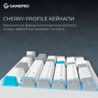 Клавіатура бездротова GamePro Asgard Drakkar Keychron Super Red Switch White (MK305WH)
