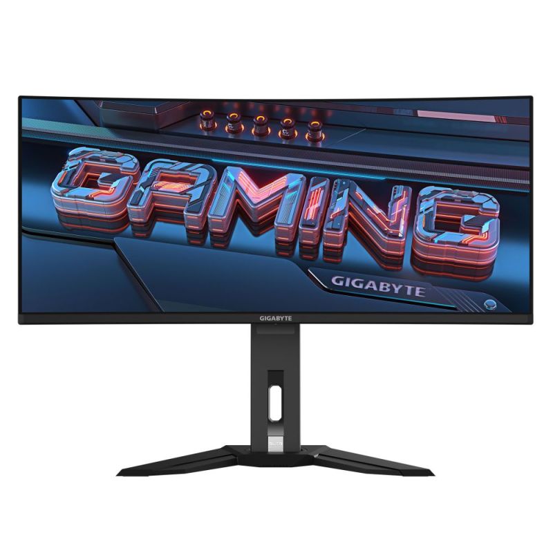 Монітор Gigabyte 34" Gaming OLED Black Curved 240Hz (MO34WQC2)