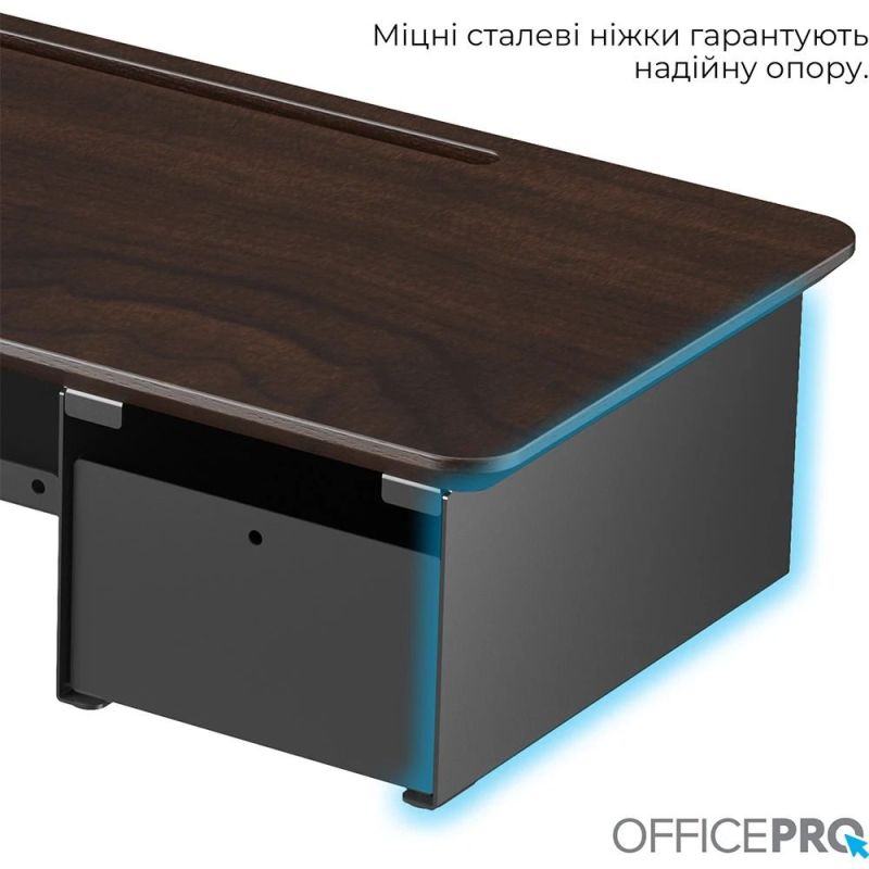 Підставка для монітора OfficePro Dark Wood/Black (MR161DW)