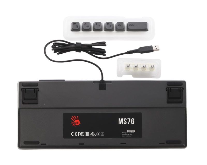 Клавіатура Bloody MS76 Iron Grey (MS76 (Iron Grey))