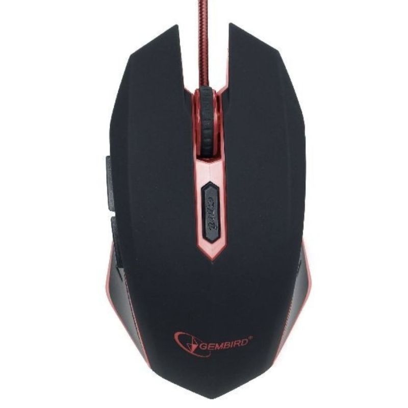 Мышь Gembird красная USB (MUSG-001-R)