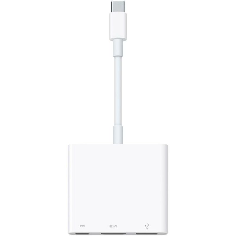 Адаптер Apple Multiport Adapter USB Type-C - USB + USB Type-C + HDMI (M/F) White (MW5M3ZM/A)