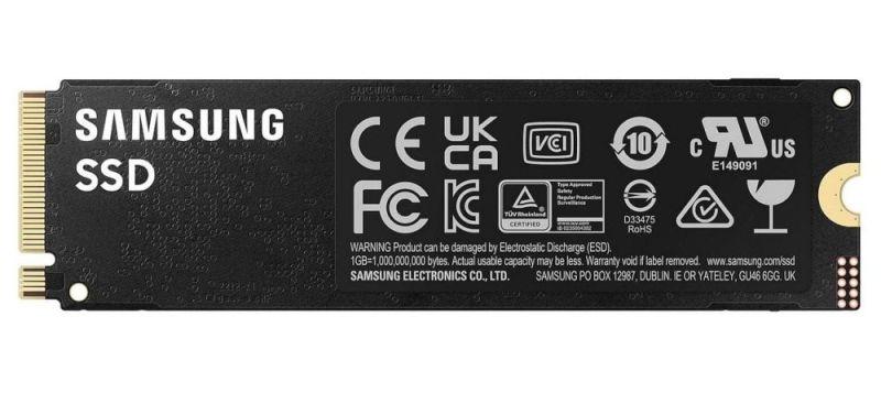 Накопитель SSD  2ТB Samsung 990 PRO M.2 2280 PCIe 4.0 x4 NVMe V-NAND TLC (MZ-V9P2T0BW)