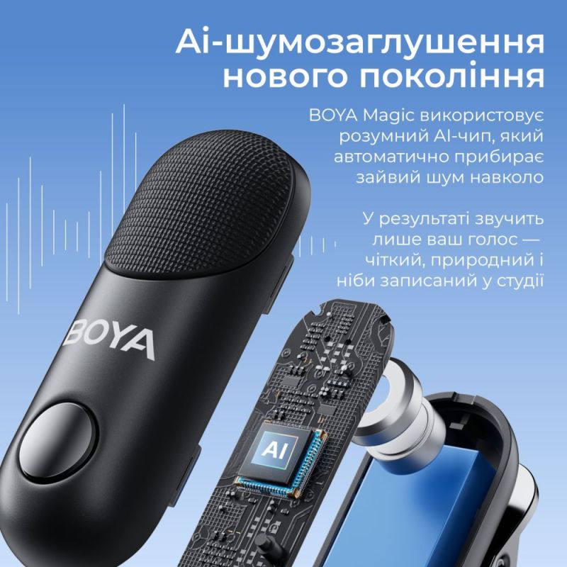 Микрофон BOYA Type-C Black (Magic-07)