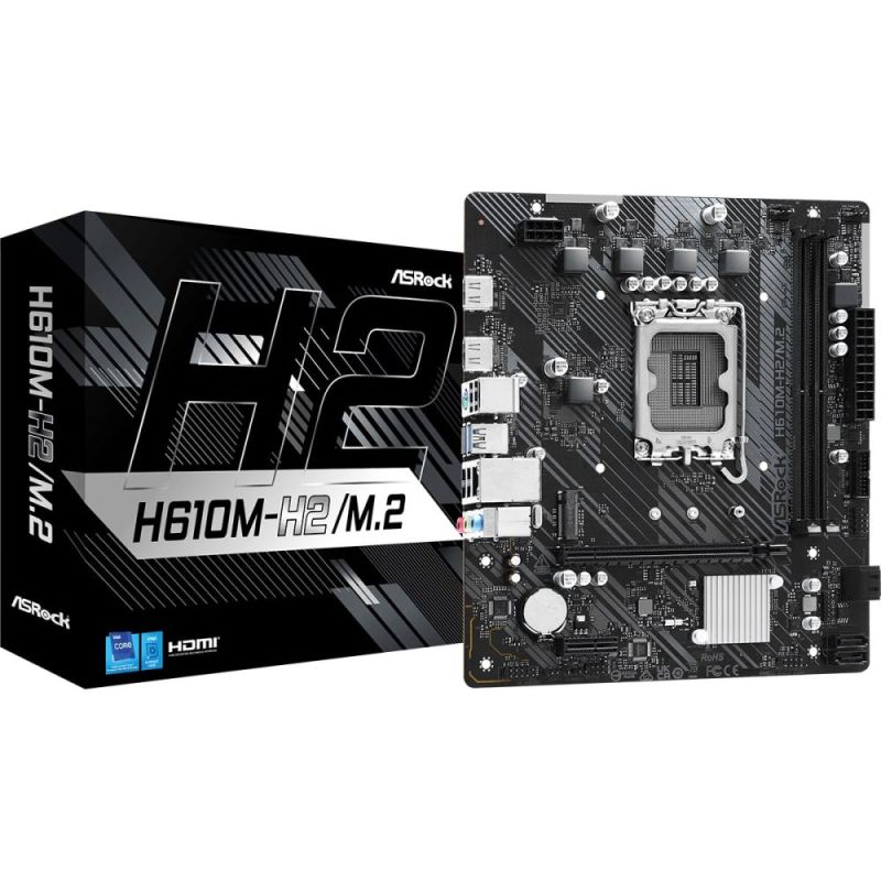 Материнська плата ASRock Socket 1700 (H610M-H2/M.2)
