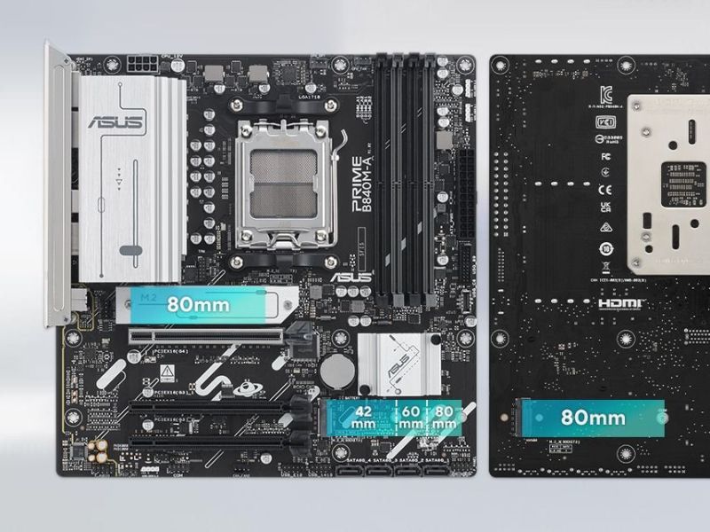 Материнська плата Asus Prime B840M-A-CSM Socket AM5 (PRIME B840M-A-CSM)