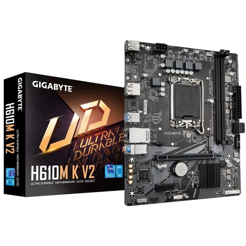 Материнська плата Gigabyte Socket 1700 (H610M K V2)