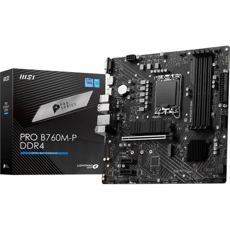 Материнська плата MSI Pro B760M-P DDR4 Socket 1700 (PRO B760M-P DDR4)