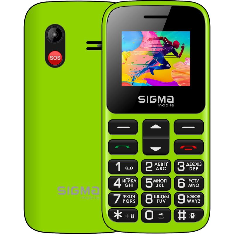 Мобильный телефон Sigma mobile Comfort 50 Hit 2020 Dual Sim Green (4827798120941)