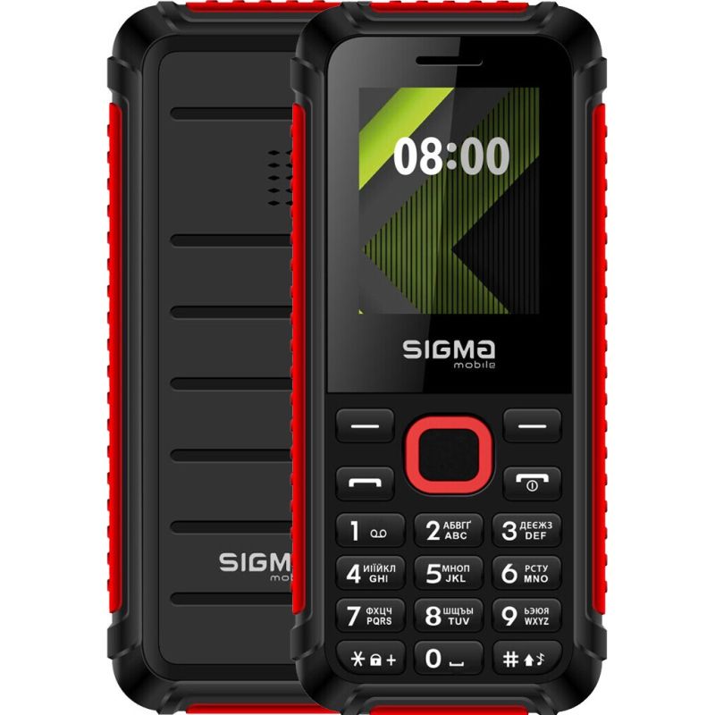 Мобильный телефон Sigma mobile X-style 18 Track Dual Sim Black/Red (X-style 18 Track Black/Red)