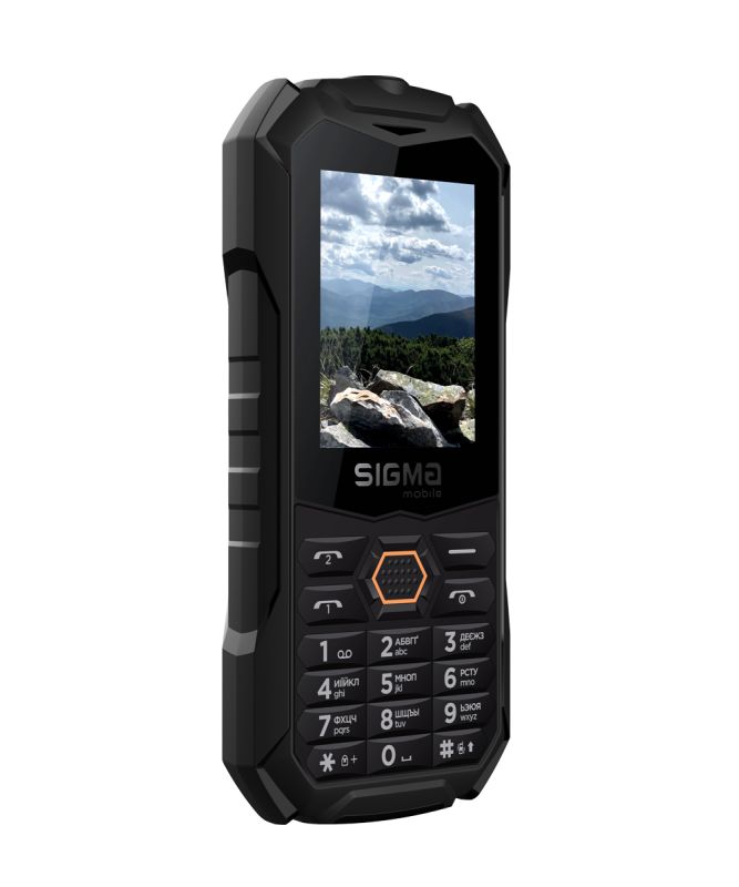 Мобильный телефон Sigma mobile X-treme PV68 Dual Sim Black/Orange (4827798738221)