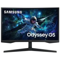 Монiтор Samsung 27" Odyssey G5 S27CG550 Black VA Black Curved 165Hz (LS27CG550EIXUA)