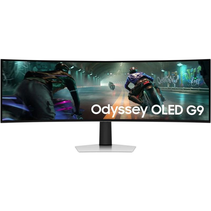 Монiтор Samsung 48.7" Odyssey G9 49DG910 OLED Silver Curved 144Hz (LS49DG910SIXUA)