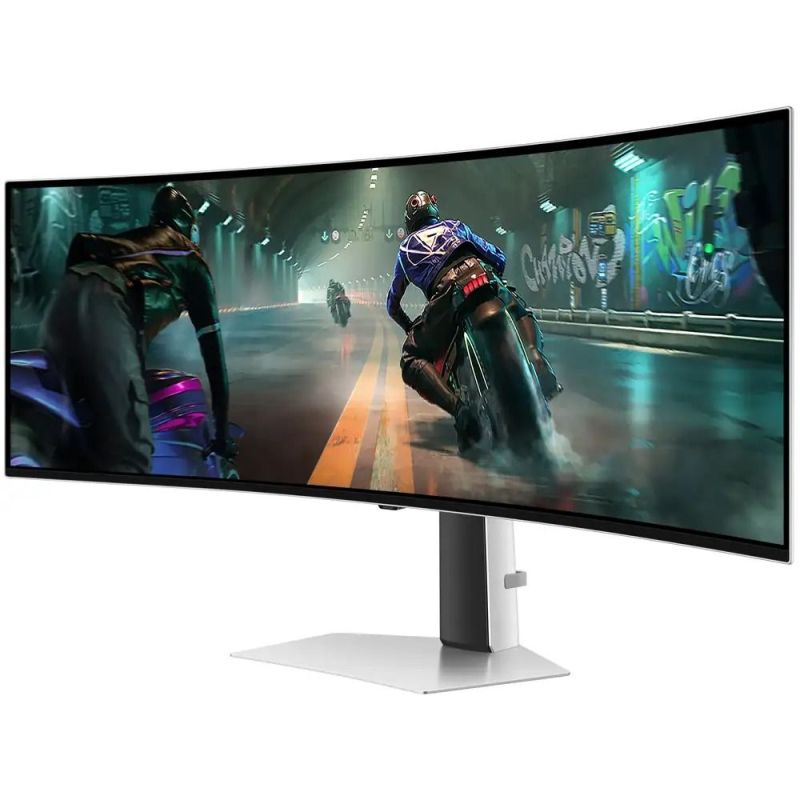 Монiтор Samsung 48.7" Odyssey G9 49DG910 OLED Silver Curved 144Hz (LS49DG910SIXUA)