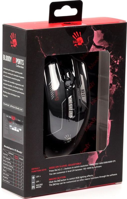 Миша A4Tech ES7 Bloody Esports Black (ES7 Bloody (Esports Black))
