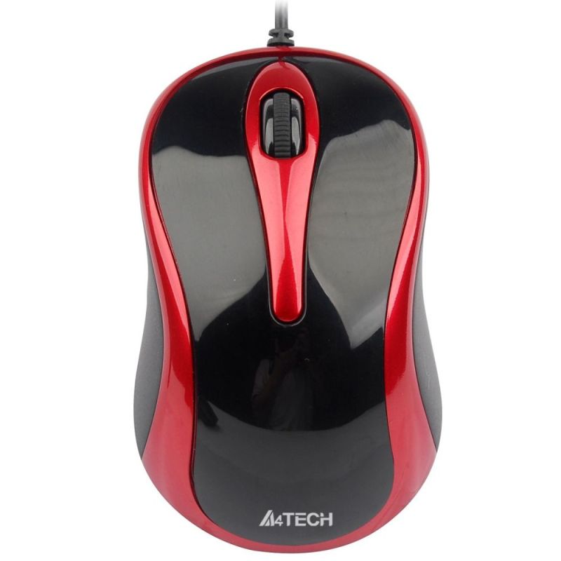 Мышь A4Tech N-350-2 Red/Black V-Track (N-350-2 (Red+Black))