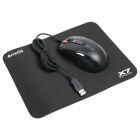 Мышь A4Tech X-710BK Black USB + коврик A4Tech X7-200MP (X-7120)