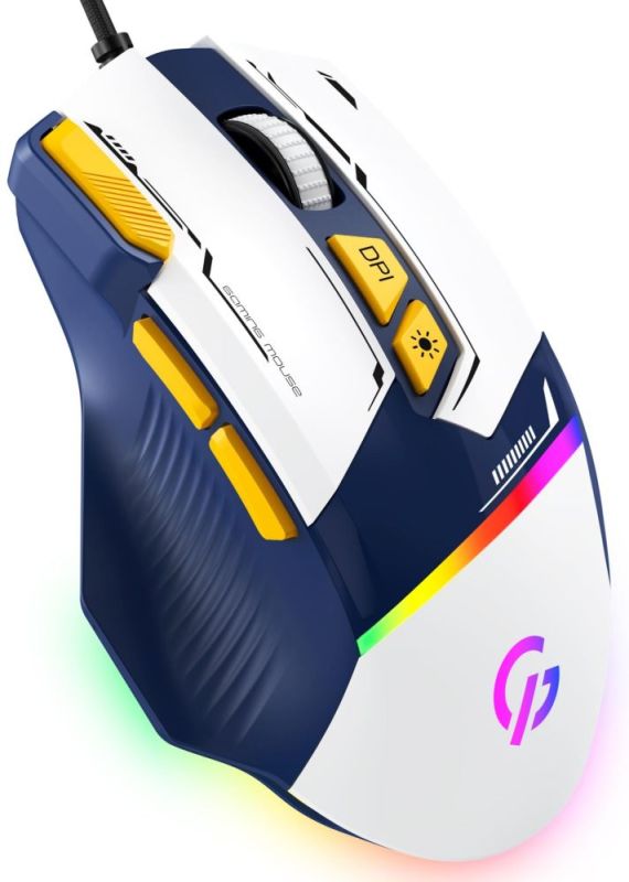 Миша GamePro Blue-White (GM300BL)