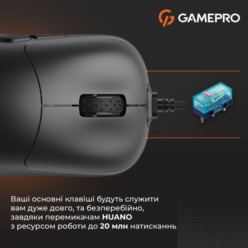 Миша GamePro Black (GM690B)