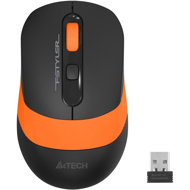 Миша бездротова A4Tech FG10 Black/Orange USB (FG10 (Orange))