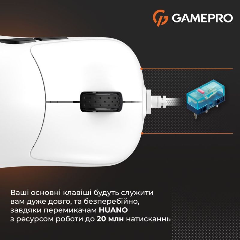Миша GamePro White (GM690W)