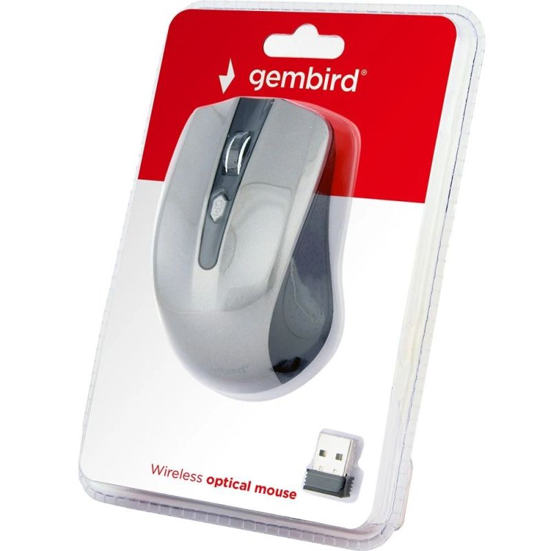Миша бездротова Gembird Black/Grey USB (MUSW-4B-04-BG)