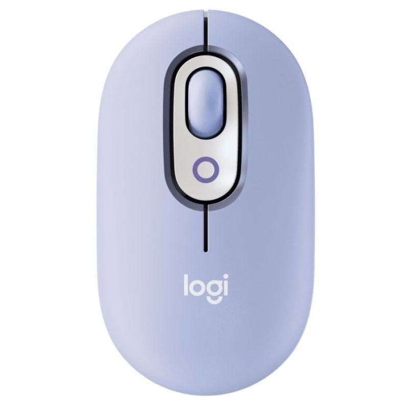 Мышь беспроводная Logitech Pop Mouse with Emoji Lilac (910-007414)
