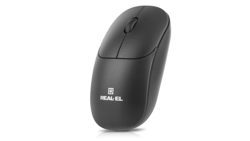 Миша бездротова REAL-EL RM-311 W Black (EL123200041)