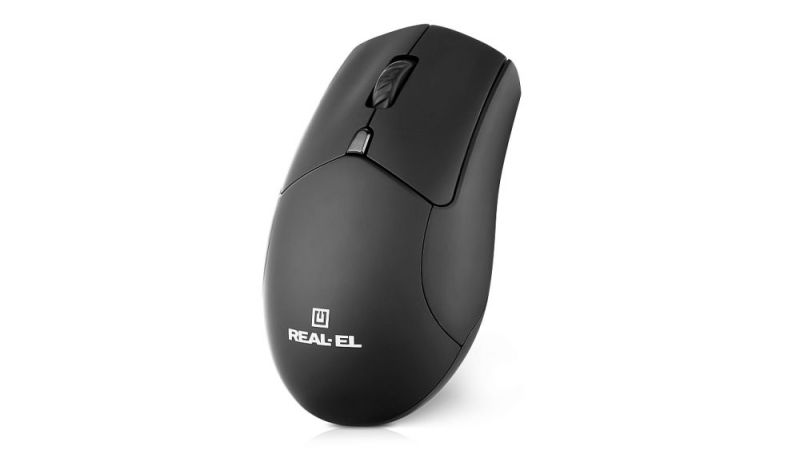 Миша бездротова REAL-EL RM-460W Black (EL123200048)