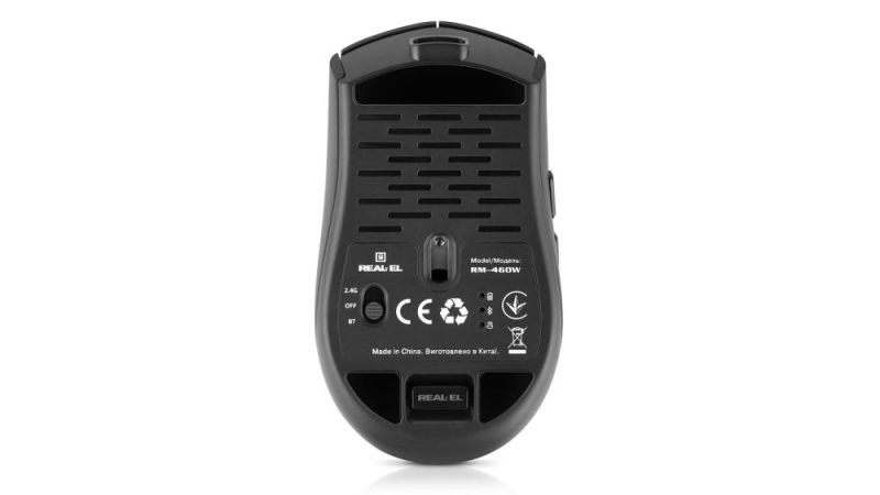 Миша бездротова REAL-EL RM-460W Black (EL123200048)