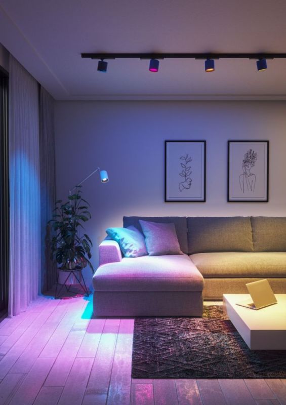 Розумна лампа Nanoleaf Essentials Smart GU10, 5 Вт, Apple HomeKit, Matter, 3 шт. (NF080B02-3GU10)