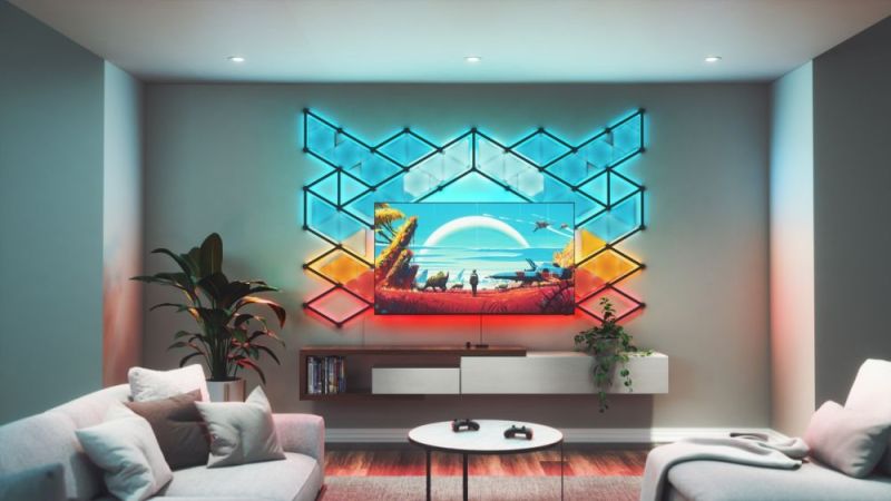 Набор адаптивной Ambilight подсветки Nanoleaf 4D Screen Mirror + Lightstrip Kit для ТВ и мониторов до 65" (NF082K02-40LS)