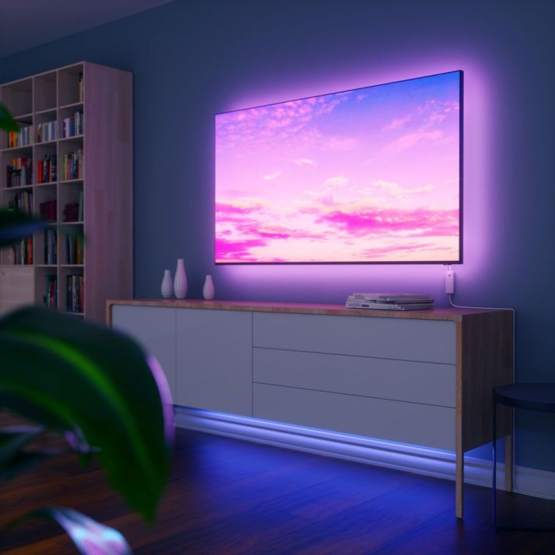 Умная светодиодная лента Nanoleaf Essentials Lightstrip Starter Kit Apple HomeKit, 2м (NL55-0002LS-2M)