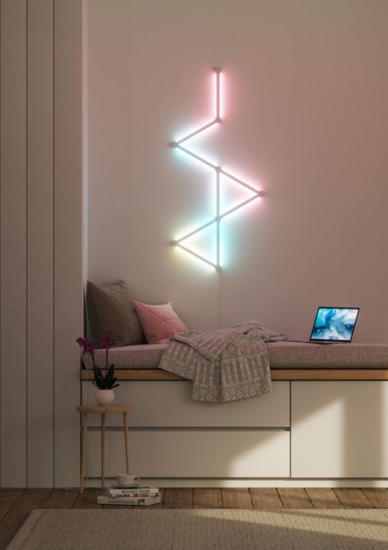 Додаткові панелі Nanoleaf Lines Expansion Pack Apple HomeKit, 3 шт. (NL59-E-0001LW-3PK)