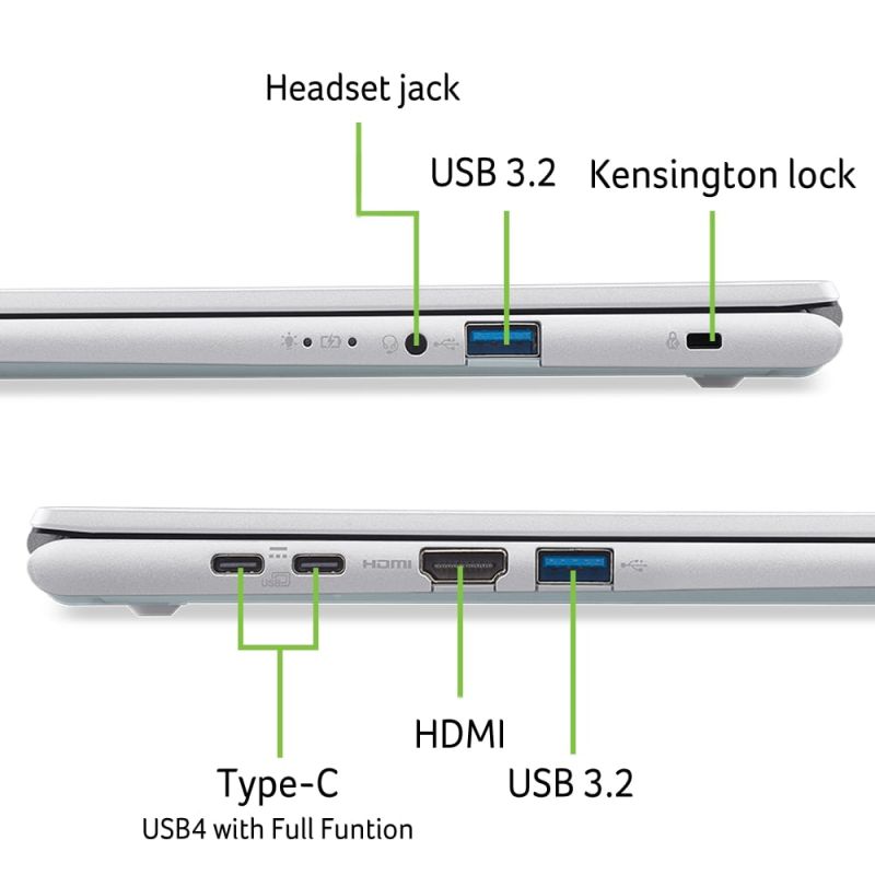 Ноутбук Acer Aspire Go 15 AG15-72P-56WZ Silver (NX.JSVEU.011)