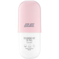Набір для чищення 2E Pill LED/LCD + серветка 20х20 см White/Pink (2E-SK140PN)