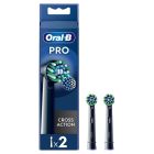 Насадка для зубної електрощітки Braun Oral-B Pro Cross Action Black EB50BRX (2 шт) (Pro Cross Action Black EB50BRX (2))
