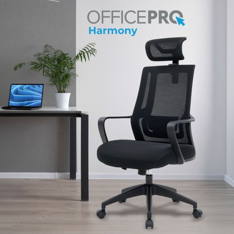 Крісло офісне OfficePro Harmony Black (OC310-B-B-B)