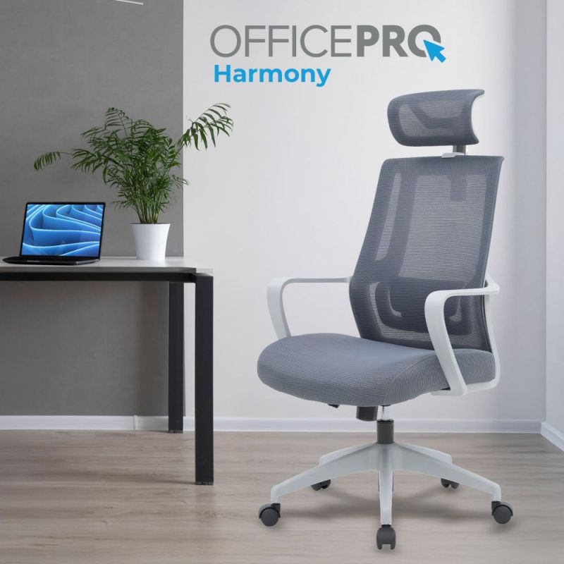 Кресло офисное OfficePro Harmony Gray (OC310-G-G-G)