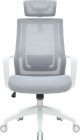 Крісло офісне OfficePro Harmony White/Light Gray (OC310-W-LG-LG)