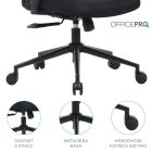 Крісло офісне OfficePro Fusion Black (OC577B)