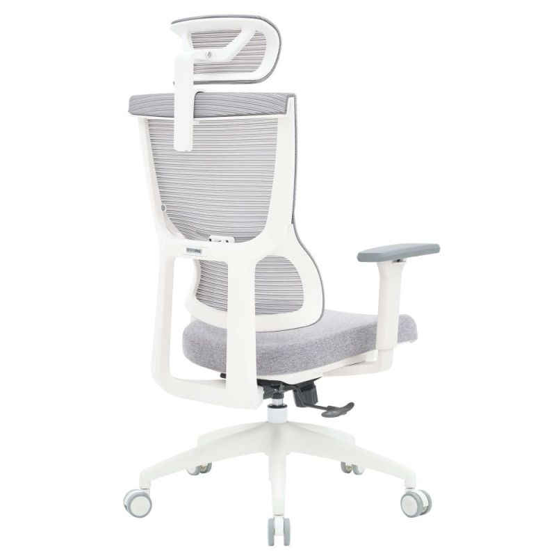 Кресло офисное OfficePro Elegant White/Light Gray (OC600-W-LG-LG)