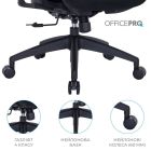 Крісло офісне OfficePro Atlas Black (OC630-B-B-B)
