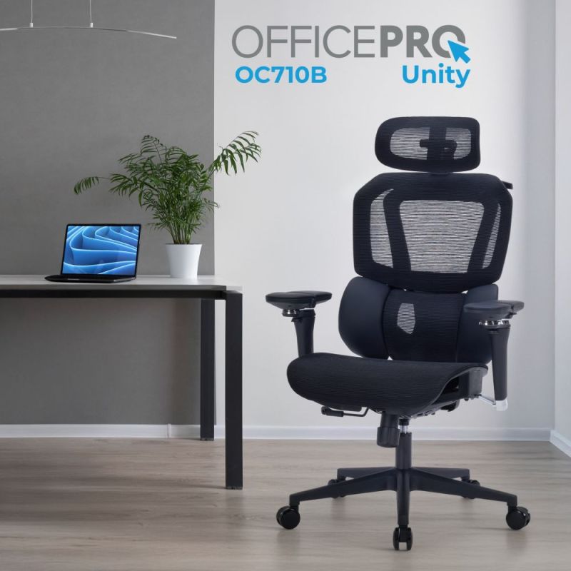 Крісло офісне OfficePro Unity Black (OC710B)