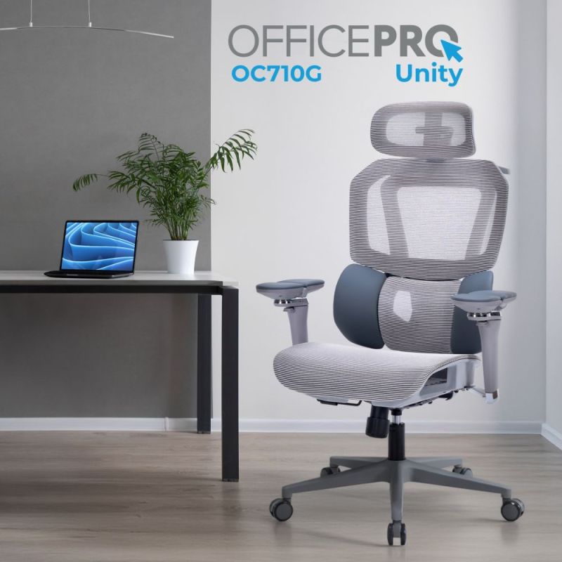 Кресло офисное OfficePro Unity Grey (OC710G)