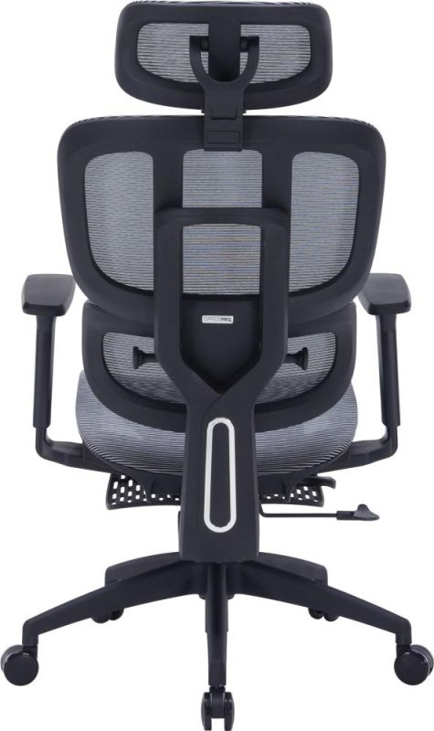 Крісло офісне Officepro Skyline Footrest Black/Dark Gray (OC750-B-DG-DG)