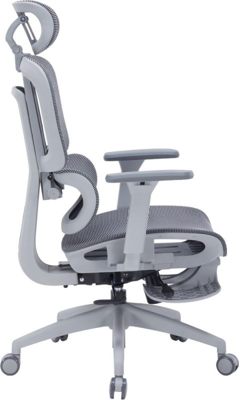 Кресло офисное Officepro Skyline Footrest Gray/Dark Gray (OC750-G-DG-DG)