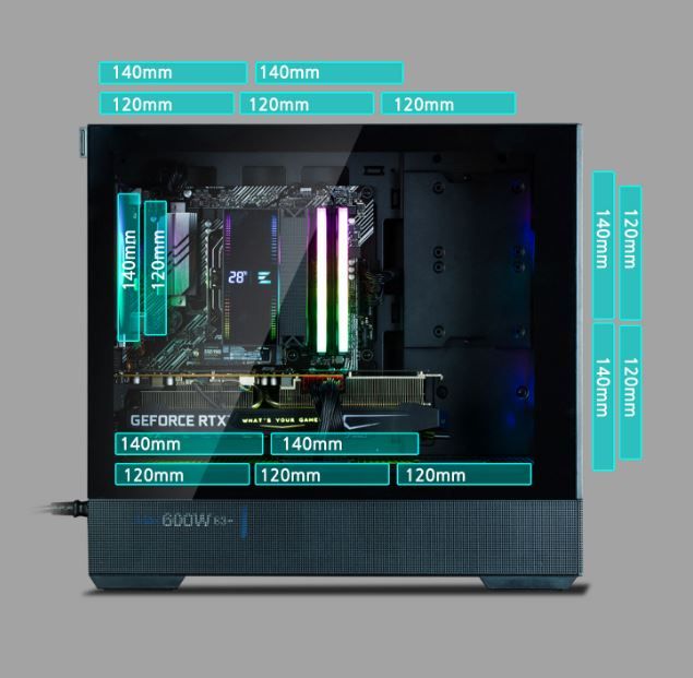 Корпус Zalman P30 Air Black без БП (P30AIRBLACK)