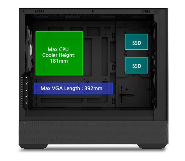 Корпус Zalman P30 Air Black без БП (P30AIRBLACK)